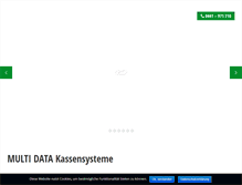 Tablet Screenshot of multidata-kassen.de